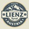 Emblem with the name of Lienz, Tyrol, Austria