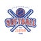 Emblem of softball junior team