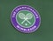 The emblem of Wimbledon tournament
