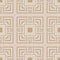 Emboss greek 3d seamless pattern. Embossed relief background. Greek key meanders surface geometric ornament. Square frames.