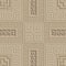 Emboss greek 3d seamless pattern. Embossed relief beige background. Greek key meanders surface geometric ornaments. Abstract