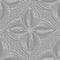 Embossed 3d floral seamless pattern. Vector emboss lace background. Textured raised grid backdrop. Surface grunge relief 3d