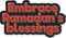 Embrace Ramadan\\\'s Blessings Aesthetic Lettering Vector Design