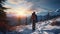 Embrace Winter\\\'s Beauty Adventure Hiking in Nature