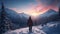 Embrace Winter\\\'s Beauty Adventure Hiking in Nature