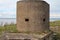 Embrasure gun turret sea fort