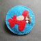 Embroidered brooch - fashion accessories - plane