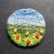 Embroidered brooch - fashion accessories - spring flowers