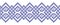 Embroidered cross-stitch geometric weaving seamless border pattern