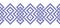 Embroidered cross-stitch geometric weaving seamless border pattern