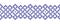 Embroidered cross-stitch geometric weaving seamless border pattern