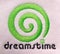 Embroidered dreamstime logo