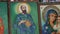 Embroidered icons of Orthodox saints