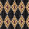 Embroidered seamless pattern for carpet products. Bohemian style ornament. Ethnic and tribal motifs. Vector illustration