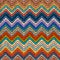 Embroidered seamless pattern. Colorful ornament. Striped