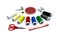 Embroidery accessories - many color Sewing thread - Scissors and Waist