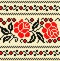 Embroidery cross stich pattern flower