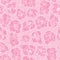 Embroidery inspired striped floral seamless pattern of roses on a canvas textured background