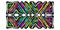 Embroidery patcts.Trendy colored stripes epaulettes.