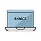Emc2 Vector icon which can easily modify or edit