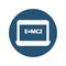 Emc2 Vector icon which can easily modify or edit