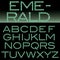 Emerald alphabet