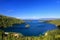 Emerald Bay at Lake Tahoe with Fannette Island, California, USA