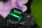 Emerald Beauty shot gemstone natural