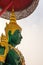 Emerald Buddha statue in Wat Thaton Chedi temple or Crystal Pagoda, Chiang Mai