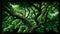 Emerald Canopy: A Realistic 3D Depiction of a Lush Green Tree, Made with Generative AI