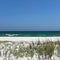 Emerald Coast of Florida. Negatiave space. Beach.