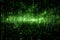 Emerald emanation: matrix code wallpaper in green, generative AI