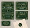 Emerald green art deco wedding invitation template