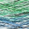 Emerald Green color Crossing lines generativeart style colorful illustration