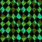 Emerald green diamonds seamless pattern