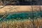 Emerald green river in Jiuzhaigou, China