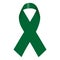 Emerald Jade Green ribbon awareness Liver Cancer