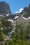 Emerald Lake with Hallett Peak,Flattop Mountain and Tyndall Glacie