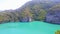 Emerald Lake or Talay Nai in Koh Mae Koh Island.