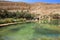 Emerald pools in Wadi Bani Khalid, Oman