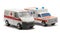 Emergency ambulance car