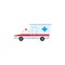 Emergency ambulance car, hospital transportation