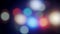 Emergency blur lens lighting seamless backdrop. Police car flare lights overlays. Trouble situation abstract bright defocused