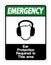 Emergency Ear Protection Required In This Area Symbol Sign on white background,Vector Illustration