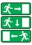 Emergency exit icon