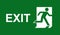 Emergency exit sign