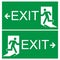 emergency exit sign