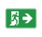 emergency exit signal illustration