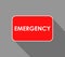 Emergency icon illustrated