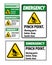 Emergency Pinch Point, Moving Parts Below, Keep Hands Clear Symbol Sign Isolate on White Background,Vector Illustration EPS.10